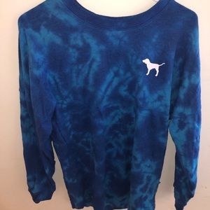 Tie Dye Crewneck Long Sleeve PINK